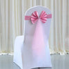 10pcs Pre-Tied Chair Bows With Tulle Tails, No-Tie Chair Sashes For Wedding, Party, Banquet, Reception & Event Decor