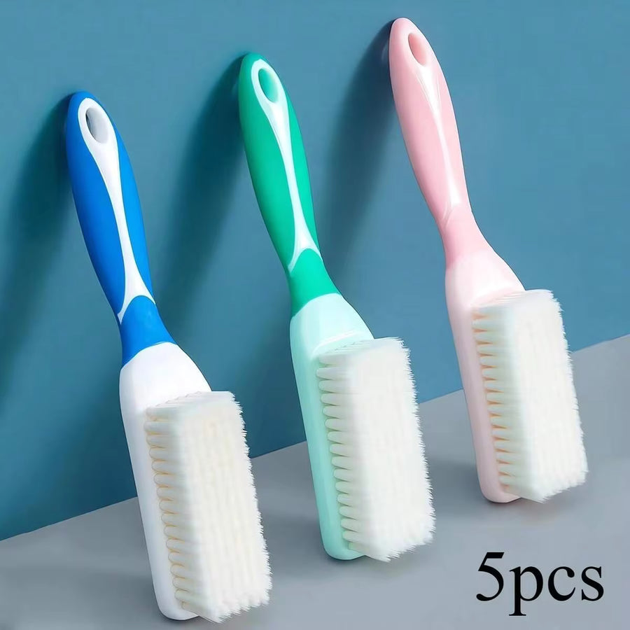 Long-Handled Ultra-Soft Bristle Cleaning Brush (Shipped In Random Colors), Specifically Designed For Cleaning Clothes, Shoes, And Sneakers, With A Portable Design For Effective Stain Removal
